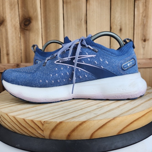 Brooks Glycerin 20 Womens 10.5 B‎ Blue Athletic Shoes Running Sneakers Trainers - Picture 6 of 12